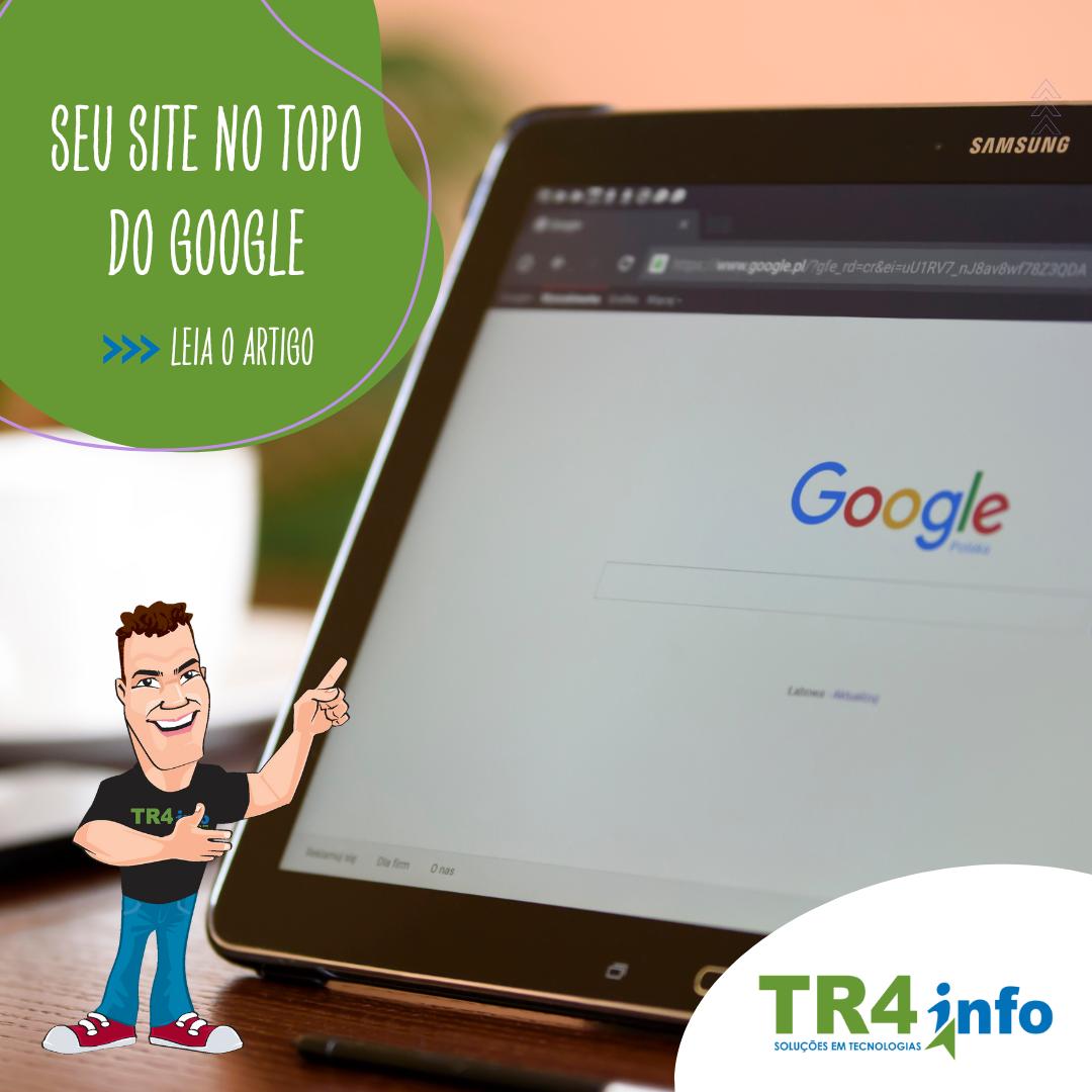 Seu site no topo do google